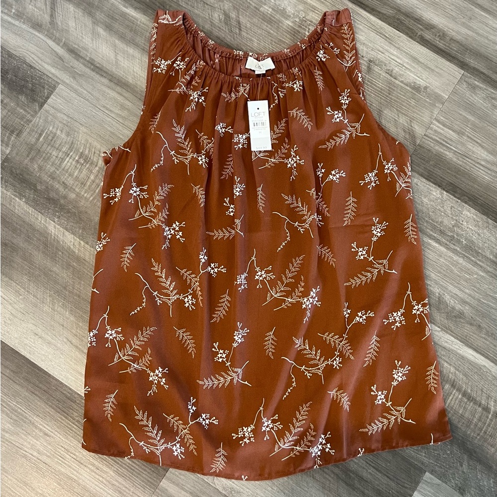 Loft Outlet Sleeveless Blouse NWT Size Medium